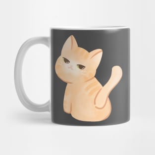 Impudent orange cat Mug